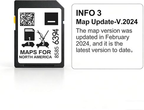 Latest 2023 GPS Navigation sd Card Map USA Fits Cadilia Chevry Buic GM 86810236 in Kuwait