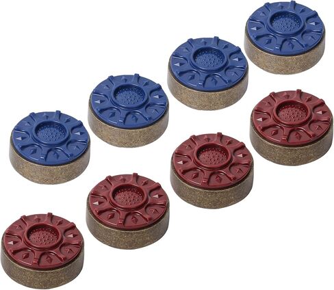GSE 2-1/8" or 2-5/16" Shuffleboard Pucks Set of 8 for Shuffleboard Table Accessories (Chrome/Bronze) in Kuwait