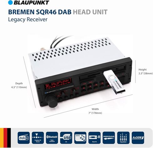 Blaupunkt Bremen SQR 46 DAB 200101800000 Black in Kuwait