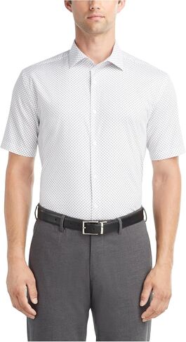 IZOD Men's Dress Shirt Regular Fit Stretch Check in Kuwait