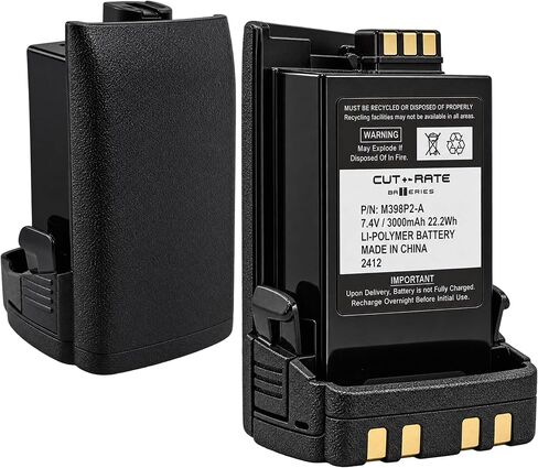 Battery for Motorola APX 6000 Rechargeable Two Way Radio 7.4v 3000mAH Li-Polymer (Smart) in Kuwait