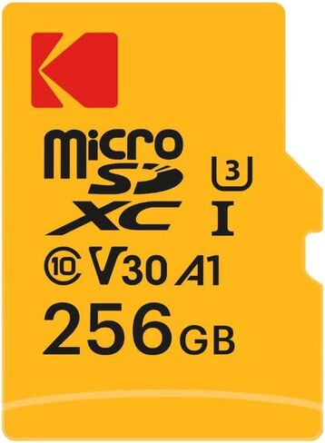 KODAK 64GB UHS-I U3 V30 A1 Extra Performance microSD with Adapter in Kuwait