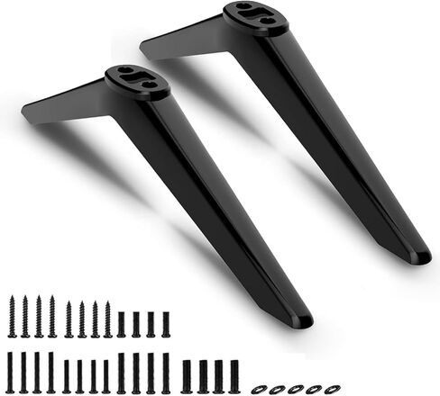 TV Base Stand for TCL Roku Smart TV, TV Legs for TCL TV Stand Legs, for 28 32 40 43 49 50 55 65 Inch TCL TV Legs - 28S305 32S325 32S305 40S325 43S303 50S423 50S546 55S401 55S525 65S555 with Screws in Kuwait