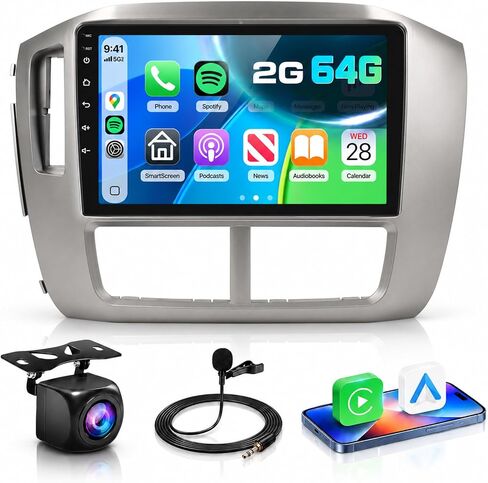2G+64G for Honda Pilot 2006 2007 2008 Wireless Apple CarPlay Car Stereo Android Auto, podofo 9'' Android Touch Screen Bluetooth Car Radio Audio Receivers with GPS Navigation HiFi WiFi Backup Camera in Kuwait