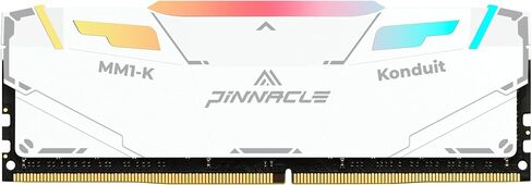 Timetec Pinnacle Konduit RGB 32GB KIT(2x16GB) DDR4 3200MHz PC4-25600 CL16-18-18-38 XMP2.0 Overclocking 1.35V Dual Rank Compatible for AMD and Intel Desktop Gaming PC Memory Module - White in Kuwait