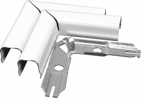 Legrand Wiremold 700 Series Metal Raceway Flat Elbow, White 1 Pack | Extend Permanent Power, Durable Steel, Screw Installation, Paintable, Customizable Cut to Size, Surface Mount in Kuwait