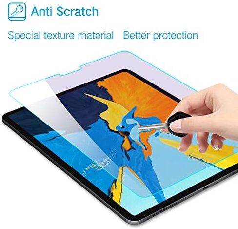 PERFECTSIGHT Anti Blue Light Screen Protector Compatible with iPad Pro 12.9 Inch (2022/2021/2020/2018 Model), Blue Light Filter Anti Fingerprint Tempered Glass [1 Pack] in Kuwait