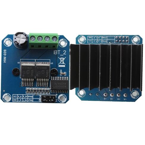 DEVMO BTS7960B 43A Double DC Stepper Motor Driver Module H-Bridge PWM Smart Car Compatible with Ar-duino,Raspberry Pi in Kuwait