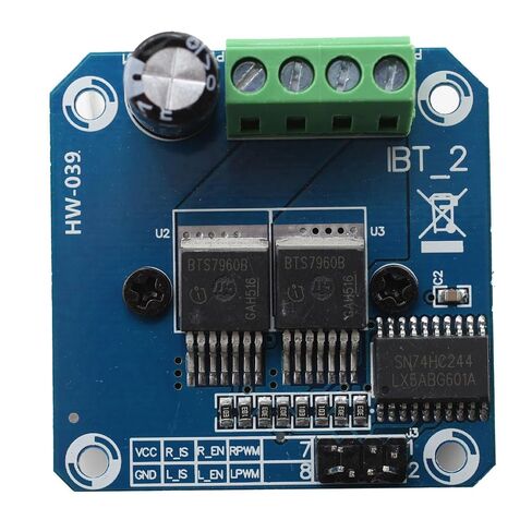 DEVMO BTS7960B 43A Double DC Stepper Motor Driver Module H-Bridge PWM Smart Car Compatible with Ar-duino,Raspberry Pi in Kuwait