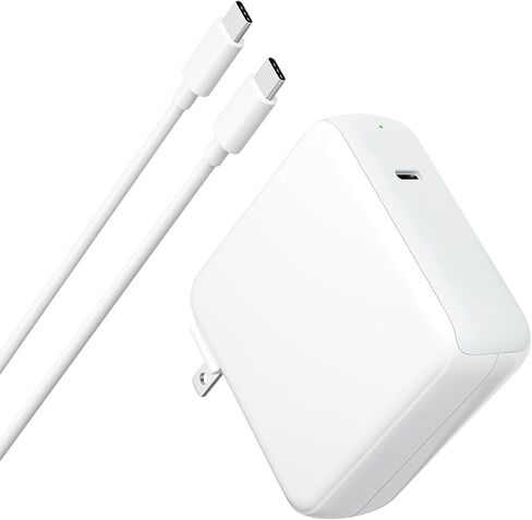 96W USB C Charger for MacBook Pro 16, 15, 14, 13 inch 2023, 2022, 2021, 2020, 2019, 2018, M1 M2 MacBook Air, iPad Pro, USBC Laptop Power Adapter, LED, 6.6ft 5A Cable Charging as Fast as MagSafe 3 in Kuwait