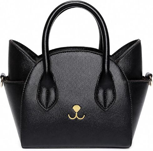 QZUnique Cat Cross Body Handbag, Top Handle, Large Capacity Shoulder Bag for Women in Kuwait