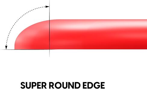 Superglide2 - New Controllable Speed Textured Surface Smoothest Mouse Feet/Skates Made with Ultra Strong Glass Smooth and Durable Sole for Logitech G Pro X Superlight2 [Red] in Kuwait
