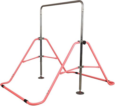 Signature Fitness Gymnastics Bar for Kids Height Adjustable Horizontal Kip Bar Folding Gymnastics Junior Training Bar in Kuwait