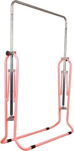 Signature Fitness Gymnastics Bar for Kids Height Adjustable Horizontal Kip Bar Folding Gymnastics Junior Training Bar in Kuwait