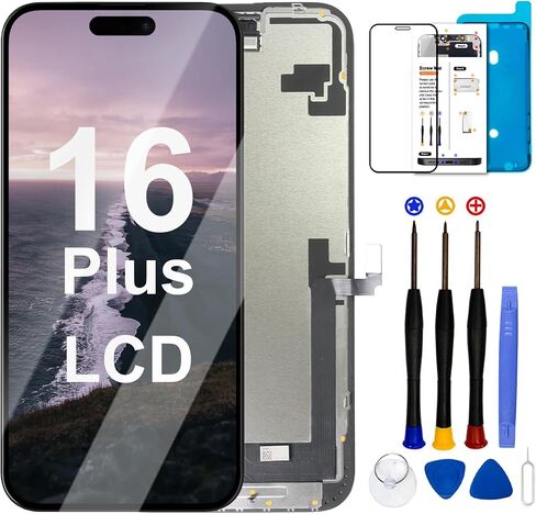 SIMDOG for iPhone Xs Max Screen Replacement Kit 6.5“ Full HD Display (A1921, A2101, A2102, A2103, A2104) 3D Touch Display Digitizer Frame with Repair Tool in Kuwait
