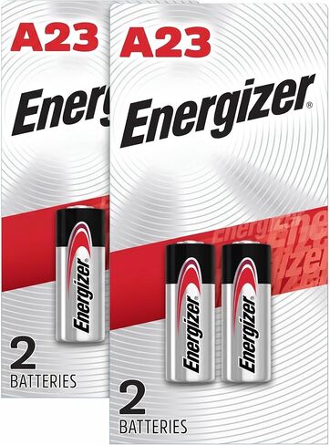 Energizer A23 Batteries (2 Pack), A23 Battery Alkaline | For garage door openers, keyless entry, cameras, and security devices; 12V 23A battery in Kuwait