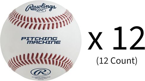 Rawlings | ULTIMATE PRACTICE TECHNOLOGY Baseballs | Pitching Machine | RUP-PM | Flat Seam | Practice Use | 12 Count in Kuwait