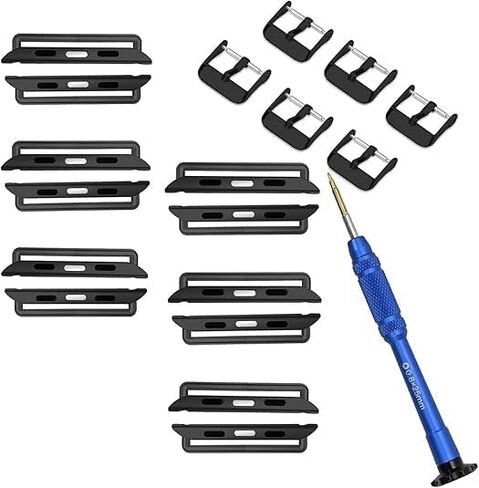 SINGEAR Metal Adapter for Apple Watch Bands, Stainless Steel Connector Replacement Kit Compatible with iWatch Straps in Kuwait