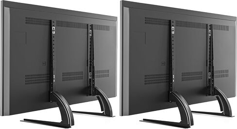 5 ار كوم حامل تلفزيون عالمي لسطح الطاولة لشاشات بلازما LCD LED المسطحة مقاس 22 الى 65 بوصة، ارجل تلفاز، يتحمل حتى 88 باوند، بحد اقصى فيسا 800×500 ملم، قاعدة تلفزيون بارتفاع قابل للتعديل in Kuwait