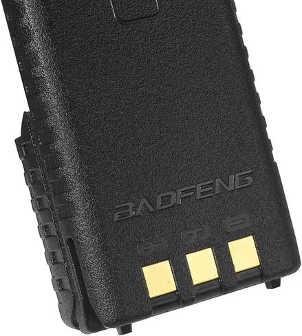 بطارية ممتدة BAOFENG BL-5L 3800 مللي أمبير في الساعة متوافقة مع UV-5R RD-5R UV-5RTP UV-5R Plus، العبوة الأصلية، أسود in Kuwait