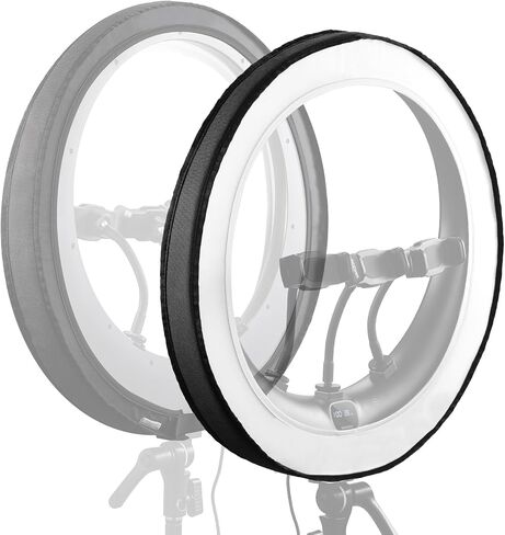 Neewer 18 inches Collapsible Photography Video Light Softbox Diffuser for 75W(600W Equivalent) Ring Fluorescent Light Flash Light in Kuwait