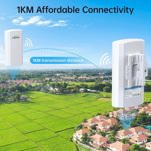 يوفي جسر لاسلكي CPE242 2.4G من نقطة الى نقطة للحظيرة in Kuwait