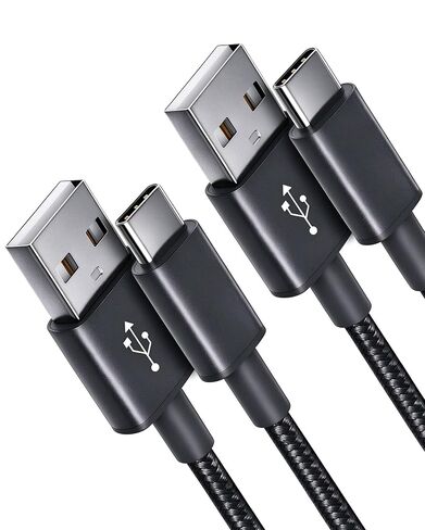 VOTY [2Pack-10Ft] سلك شحن USB C من النوع C متوافق مع Kindle Fire 10 9th 10th Generation 2019 2020 2021، HD 8 8Plus HD 10 بوصة، إصدار الأطفال، كابل شاحن الكمبيوتر اللوحي الجديد سريع الطاقة in Kuwait
