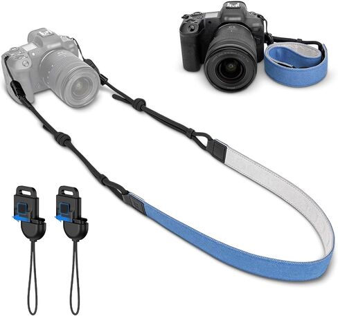 Universal Shoulder Neck Strap for DSLR Camera,Soft Neoprene Neck Belt Strap with Quick-Release,Camera Strap for Canon R5 R6 R7 R RP 5DM4 6DM2 7DM2 90D 80D Nikon D850 D750 D7500 Sony A7R V and More in Kuwait