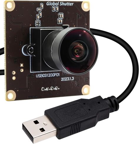 وحدة كاميرا USB SVPRO Global Shutter USB لوحة كاميرا ويب عالية السرعة 90 إطارًا في الثانية 1920x1200 2MP AR0234 وحدة كاميرا ويب UVC مع عدسة M12 خالية من التشويه للكمبيوتر، وكاميرا لوحة الحركة البطيئة لجولف سوينغ in Kuwait