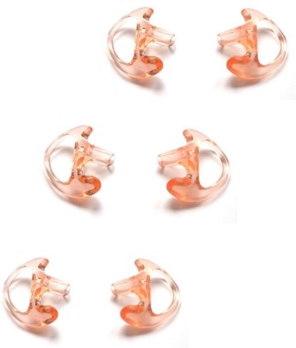 HYS Replacement Soft Silicone Ear Buds Medium Earmold for Walkie Talkie Air Acoustic Earpiece Headset (Pack of 3 Pairs) in Kuwait