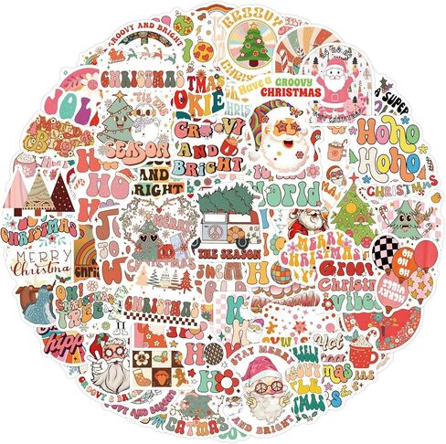 150Pcs Halloween Ghost Stickers,Groovy Boho Hippie Cute Ghost Waterproof Vinyl Stickers for Water Bottle,Laptop,Phone,Cup,Bumper,Skateboard,Luggage,Gifts for Kid Teens,Adults in Kuwait
