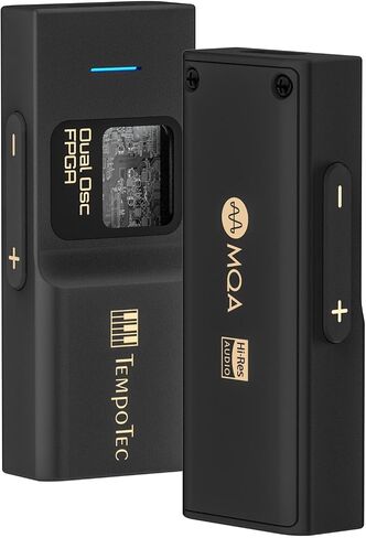 TempoTec Sonata BHD Pro Type C USB dongle DAC، USB C DAC، مضخم سماعة الرأس 4.4 مم و3.5 مم، PCM384 كيلو هرتز، DSD256، MQA8X، Tidal لأجهزة iPhone وAndroid وMacOS&Win (Sonata BHD Pro-Grey) in Kuwait