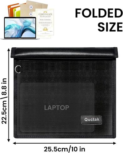 Faraday Bags for Cell Phone(9.8" X 11"), Signal Jammer Blocking Bag Key Fob Protector, Fireproof Waterproof Faraday Pouch, Prevents Hacking, Tracking for Tablets, Phones and NFC/WiFi/Bluetooth in Kuwait
