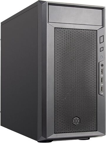 SilverStone Technology FARA 313 Compact Micro-ATX Tower Chassis with Excellent Drive Compatibility and Type-C Port, SST-FA313-B-C in Kuwait