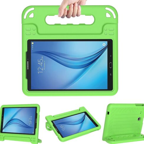 BMOUO Kids Case for Samsung Galaxy Tab E 9.6 - Shockproof Light Weight Protection Convertible Handle Stand Kids Case for Samsung Galaxy Tab E / Tab E Nook 9.6 Inch 2015 Tablet , Rose in Kuwait