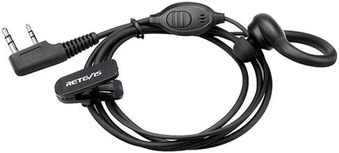 Retevis RT22 Walkie Talkie Earpiece with Mic 2 Pin, Compatible H-777 RT21 RT68 RT22S H-777S Baofeng UV-5R Kenwood Samcom Arcshell Two Way Radio, Earhook Two Way Radio Earpiece(6 Pack) in Kuwait