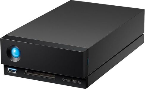 LaCie d2 Professional 18TB External Hard Drive Desktop HDD – USB-C USB 3.1 Gen 2, 7200 RPM Enterprise Class Drives, for Mac and PC Desktop, 1mo Adobe CC All Apps Plan, Rescue Services (STHA18000800) in Kuwait