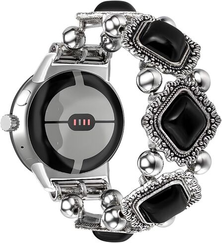 CHARMINGO Boho Leather Band Compatible with Google Pixel Watch Band, Posh Leather Bracelet Wristband for Google Pixel Watch 2022 in Kuwait