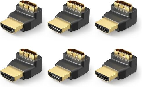 في سي اي محول زاوية قائمة في سي اي 3D & 4K يدعم HDMI 90 درجة ذكر إلى أنثى in Kuwait