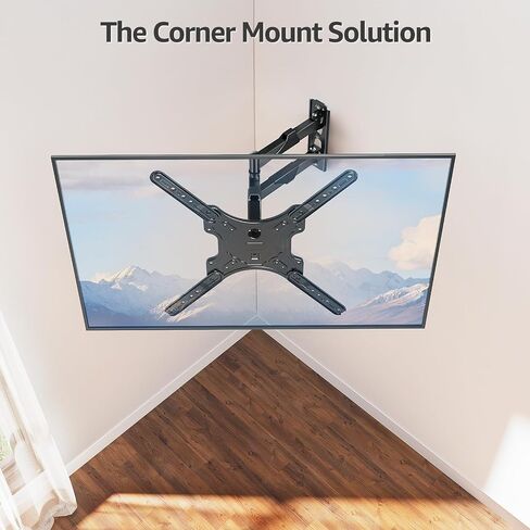 MOUNTUP TV Wall Mounts TV Bracket for Most 26-60 Inches TVs, Full Motion TV Wall Mount with Swivel and Extend 19 Inch, TV Mount with Swivel Articulating Support, Max VESA 400x400mm, MU0009 in Kuwait