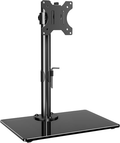 MOUNT PRO Single Monitor Stand Fits Max 32 inch/22 lbs Computer Screen, Free Standing Monitor Desk Stand, Monitor Mount with Height Adjustable, Swivel, Tilt, Rotation, VESA Monitor Stand 100x100 in Kuwait