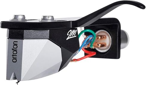 Ortofon 2M Red مثبت مسبقًا - بيك اب أحمر 2M مثبت على غطاء رأس أسود SH-4 | سهل التركيب على أذرع ذات لون على شكل حرف S | أحمر/أسود in Kuwait