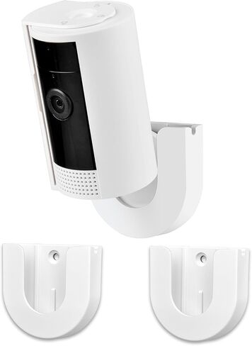 2 Pack Strong Adhesive Wall Mount for Ring Indoor Cam(2nd Gen and 1st Gen),Two Ways Easy Installation, No Drilling or Screw Secured Fixed (Ring Indoor Cam is not Included) in Kuwait