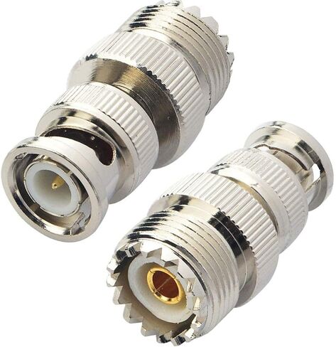 بوبري محول محوري BNC UHF RF SO239 UHF انثى الى BNC ذكر موصل منخفض الخسارة محول محوري لهوائيات RF / اجهزة LAN اللاسلكية / كيبل محوري / راديو واي فاي in Kuwait