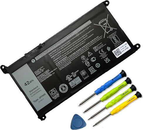Mobik JPFMR Laptop Battery Replacement for Dell Chromebook 3400 3100 2-in-1 5488 5493 5593 P90F Series Notebook 0JPFMR 7MT0R 7MTOR 16DPH 7T0D3 07T0D3 DN33X RDNP5 65N6H 42Wh 11.4V 3500mAh in Kuwait