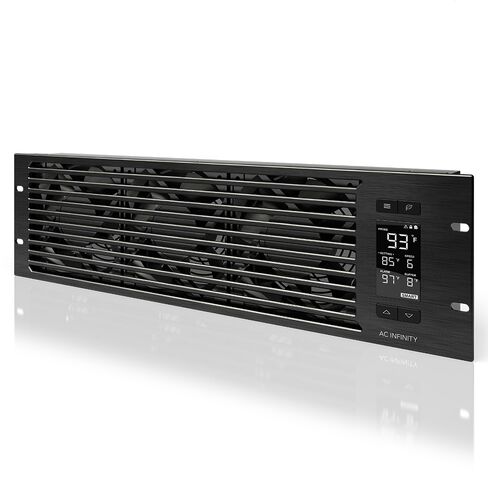 AC Infinity CLOUDPLATE T6, Rack Mount Fan 1U, Front Exhaust Airflow in Kuwait