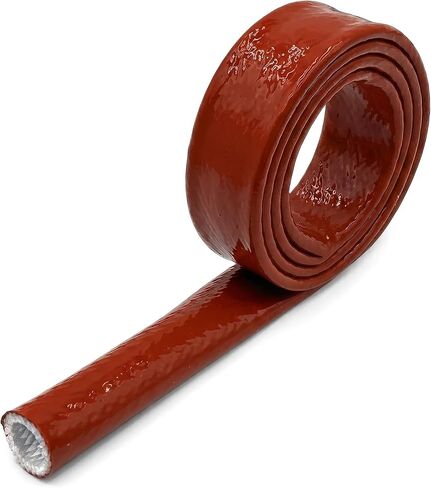 Electriduct 1/2" Thermo Armor Silicone Coated Fiberglass Fire Sleeve - 10 Feet - Blue in Kuwait