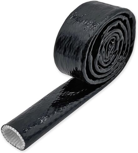 Electriduct 1/2" Thermo Armor Silicone Coated Fiberglass Fire Sleeve - 10 Feet - Blue in Kuwait