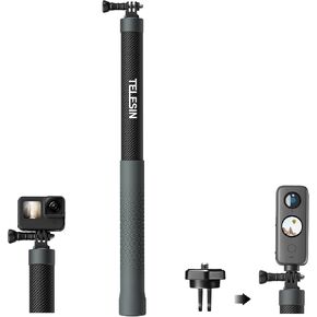 TELESIN Ultra Long Selfie Stick Pole- 3M/118 Inch Carbon Fiber Lightweight Waterproof Extendable Handheld Monopod for GoPro Max Hero 11 10 9 8 7 6 5 Insta360 X2 X3 DJI Action 2 3 AKASO 360 Camera in Kuwait