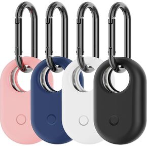 [4 Pack] Compatible with Samsung Smart tag 2 case, Silicone with Samsung Galaxy SmartTag2 Keychain Full Body Shockproof, Anti-Scratch for Backpacks, Car Keys,Luggage, Valuables and More in Kuwait